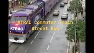 KTRAC Commuter Train Street Run Video 2 (2026); (Ai)