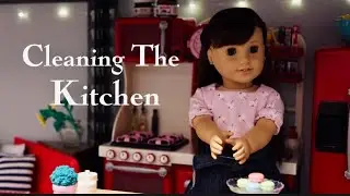 Cleaning The Kitchen an American girl doll Stopmotion