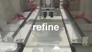 Full Automatic PE Plastic Film Auto Tear Off Device Disposable Glove Making Machine