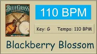 Blackberry Blossom  - bluegrass backing track 110 BPM