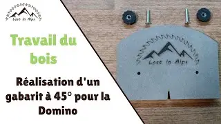 Gabarit à 45° pour la Domino Festool DF500
