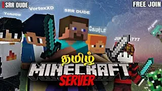 Introduction A Minecraft Server For Tamil Players | server funny gameplay |in தமிழ் #minecraft
