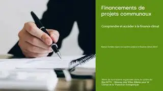 Comprendre et accéder à la finance climat