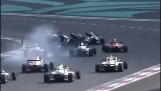 Big Start moment near Flip | F4 UAE 2026 | Yas Marina Race 2 