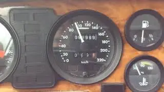Jaguar Odometer Rolling to 100,000 Kilometers