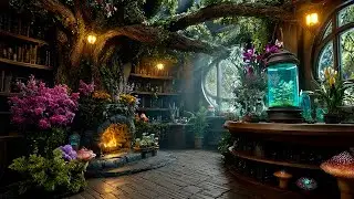 Mystical Secret Botanical Library | Enchanted Ethereal Music 📖 Boost Focus & Creative Writing