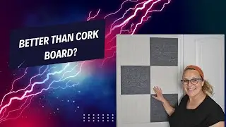 Cork Board Upgrade We Tried These Felt Tiles!