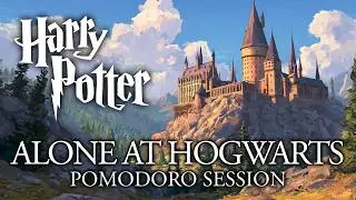 ✅ Get Things Done this Summer ✏️ Harry Potter Study Session at Hogwarts with ASMR Pomodoro