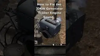 [Company of Heroes 2] How to fix the OKW generator trailer engine sound