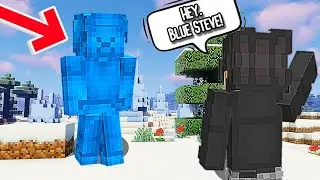 I FOUND A BLUE STEVE | Minecraft Steve Saga