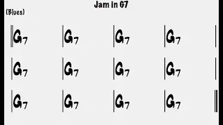 Jam in G7 ! ｜Jam Backing Track【秋翔吉他教學工作室 ChiuSeanGuitarStudio 】