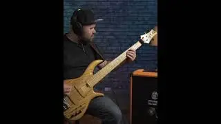 Love this Low B string sound with overdrive. My lovely Fbass BN5 and Orange amp #shorts