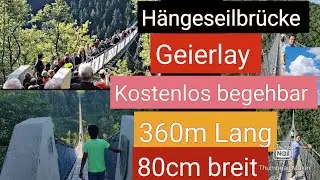 H&auml;ngeseilbr&uuml;cke,,Geierlay ,,Deutschland ,, Swischen Sosberg und M&ouml;rsdorf