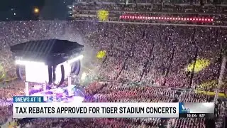 Baton Rouge approves tax rebates for major Tiger Stadium concerts - clipped version