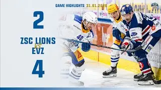 Game Highlights: ZSC Lions vs EVZ 2:4
