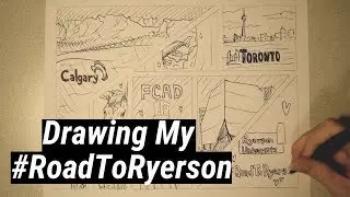 Drawing My Road To Ryerson // #RoadToRyerson Week 4