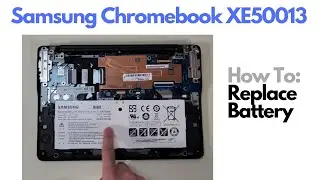 Как заменить батарею в ноутбуке Chromebook Samsung XE500C13