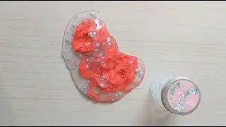 slime mixing video/satisfying video/jk slime mixing