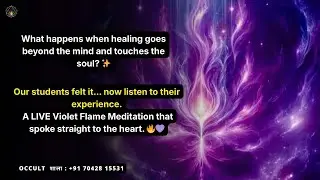 💜 One meditation. One experience. Vinod Malik&rsquo;s words say it all&hellip;