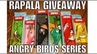 Rapala Angry Birds Lures Unboxing and Giveaway CLOSED June 10th [LyubakaVideo Subscribers]