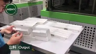 HGHY auto thermoforming high quality IP machine pulp thermal forming machine