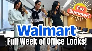 WALMART WORK CLOTHING HAUL☀️Affordable Summer Office Looks☀️