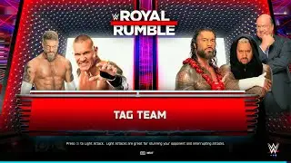 WWE 2K25 - Эдж и Рэнди Ортон против Романа Рейнса и Соло Сикоа | Dream Tag