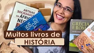 Novos Livros de Arqueologia e História que comprei/ganhei