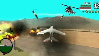 GTA San Andreas | 6 Star Wanted Level Survival Escape 