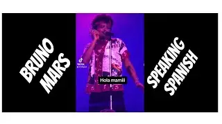 Bruno mars Hablando y cantando en espa&ntilde;ol! Talking and singing in Spanish! Live concert in Chile