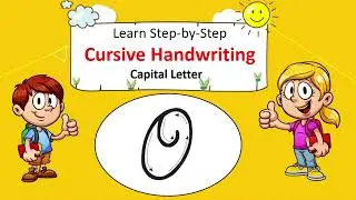 Capital Letter O | Learn Cursive writing | Funwithworksheets.com | Free worksheets