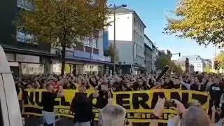 BVB FANMARSCH / PROTESTMARSCH BVB VS. RB LEIPZIG (14.10.2017)