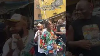 Naira marley, zinoleeky, Sammy Larry at mohbad area in Lagos today #sholaallyson #olamide #folarin
