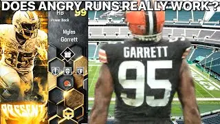 MYLES GARRETT DOES ANGRY RUNS REALLY WORKS ? MADDEN 25