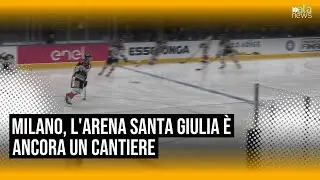 Milano, l'Arena Santa Giulia è ancora un cantiere il giorno della sua inaugurazione