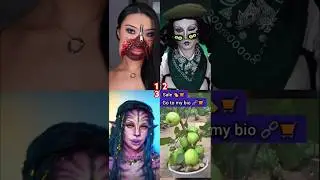 Relaxing makeup halloween challenge 🔥#cosplay #makeup