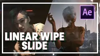 Linear Wipe Slide Transition || After Effects [Tutorial]