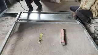 Gate middle 18 gauge sheet welding work
