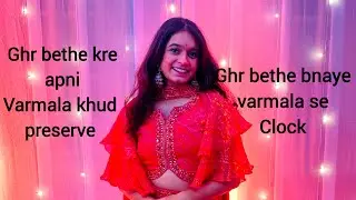 How to preserve varmala at home| How to preserve varmala into the clock| How to preserve into resin