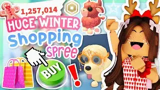 HUGE WINTER SHOPPING SPREE in AdoptMe!⛄️🛍️#adoptme#adoptmeshop#adoptmepets#adoptmewinter#roblox
