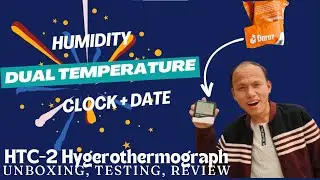 HTC 2 Temperature and Humidity (hygrothermograph) Meter Unboxing, Testing and Review