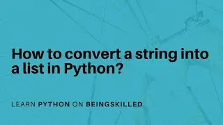 How to convert a string into a list in Python?