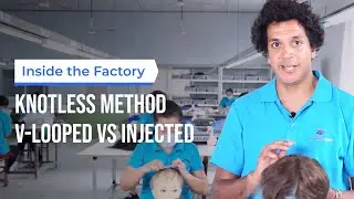 Inside a Men&rsquo;s Hair System Factory EP 1｜Knotless Method Explained V Looped, Lift Injected & Injected