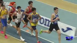 1500m Indoor Campionati Italiani Allievi 11 febbraio 2024 Serie 1