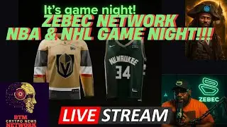 ZEBEC Network NBA & NHL Game night!!! Bitvavo and Coinbase Listing Coming?? $ZBCN #zebec