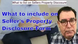 Home Seller's Property Disclosure Form