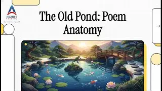 Haiku Explained: Bashō&rsquo;s &ldquo;Old Pond&rdquo; for UGC NET & JRF English | #AishusAcademy