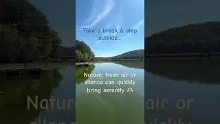 Disconnect from stressors. #nature #destress #freshair #stress #relax #calm #relaxingsounds #views