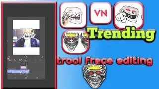 Trollface Meme Video Editing in. VN app me | Viral Shorts Tutorial 2025 (Hindi)
