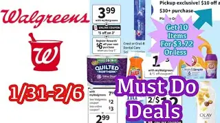 WALGREENS MUST DO DEALS 1/31-2/6 + HOW TO USE THOSE BOOSTER COUPONS